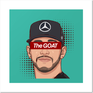 Lewis Hamilton GOAT Posters and Art